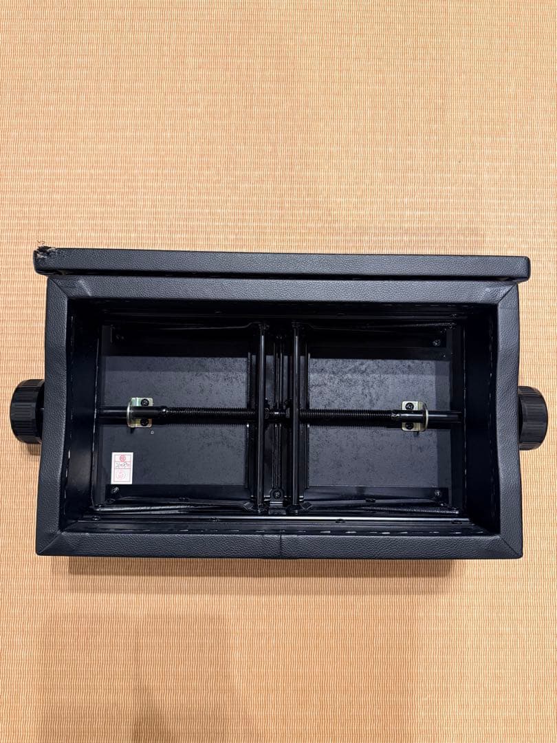 ピアノ足台補助台足置き台 S-33BK両ハンドルネジ式昇降タイプS33イトマサ