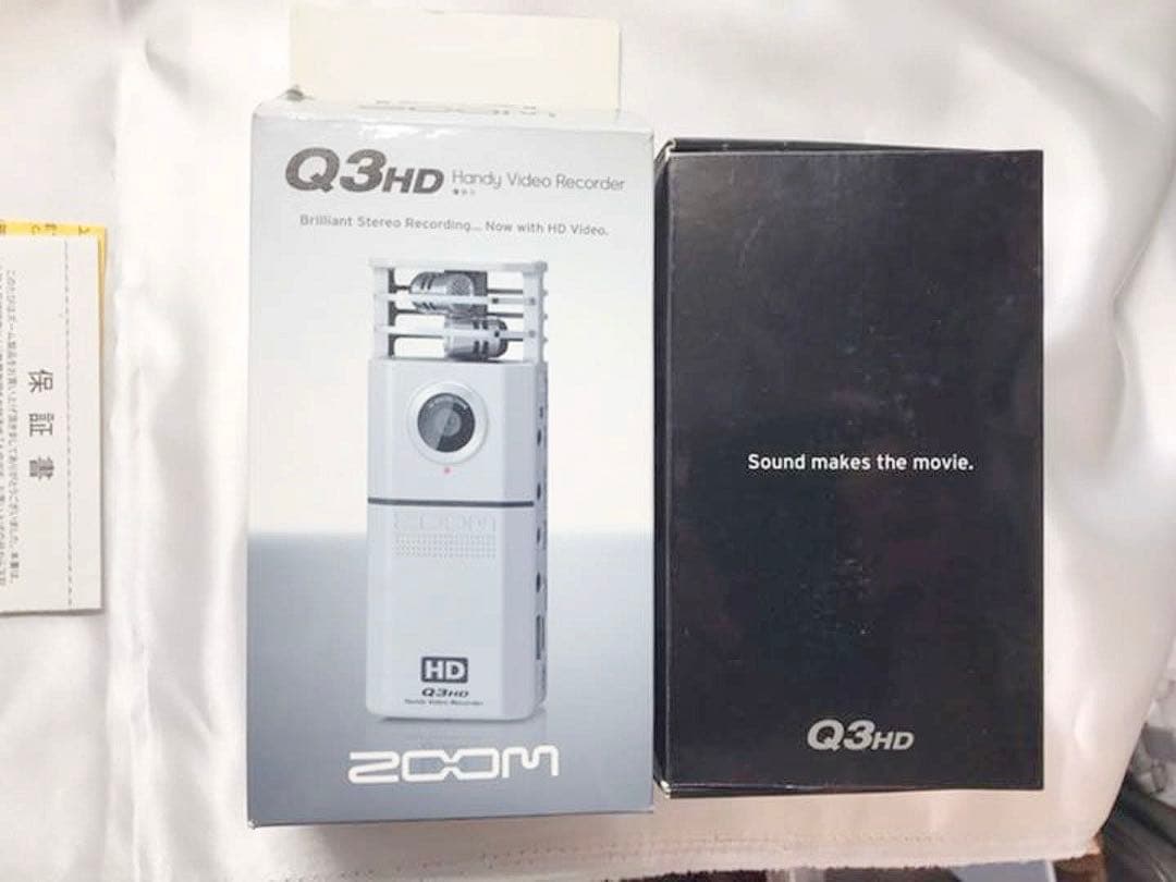 【美品】Zoom Q3HD ボイスレコーダー 付属品あり