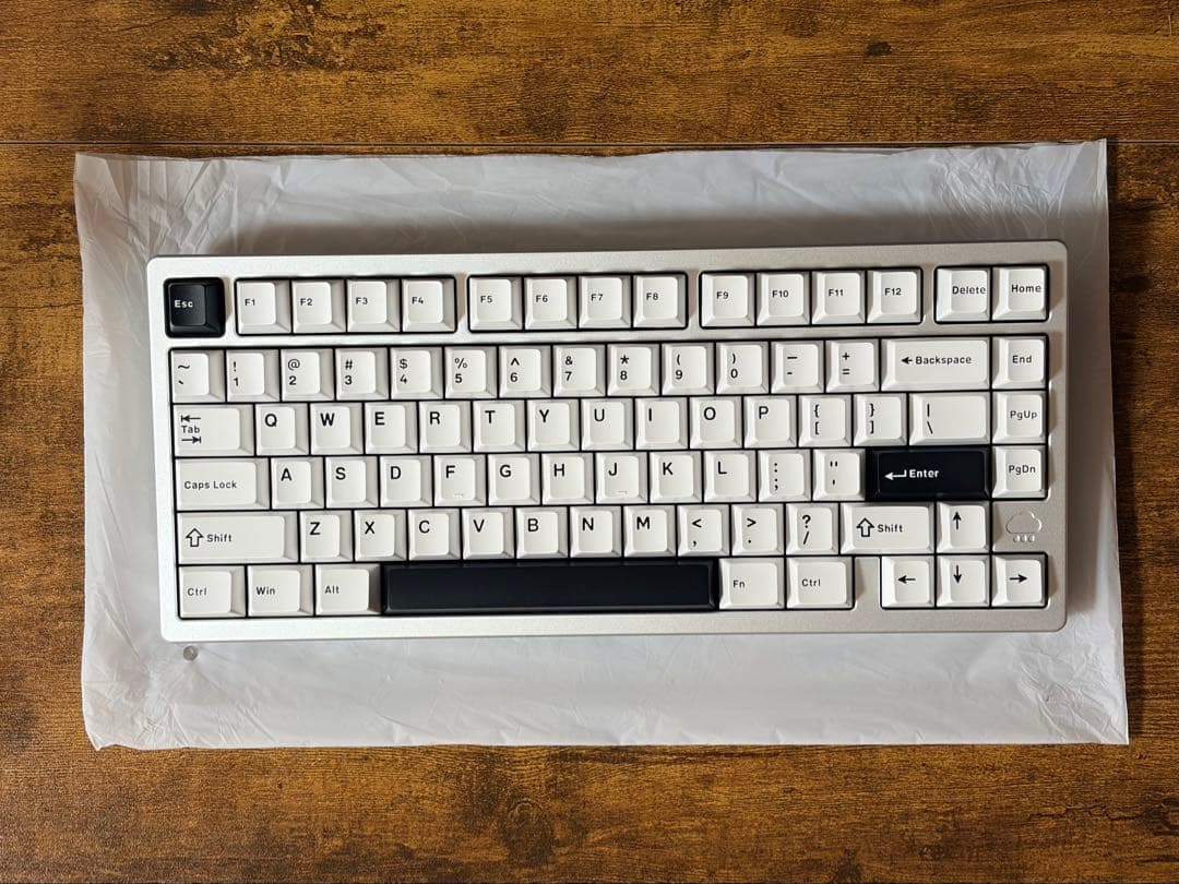 【新品未使用】WOBKEY Rainy75 Proモデル シルバー