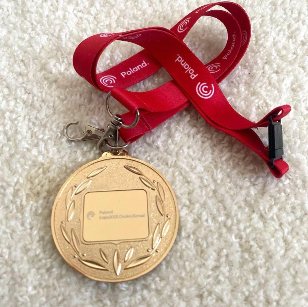 【Kimura】ポーランド館 VIP 記念メダル（ネックストラップ付き）