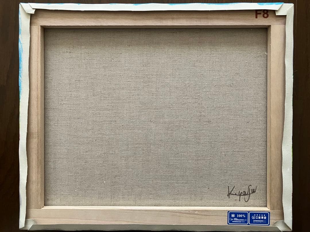 オリジナル　キャンバス　アート　絵画　原画　 F８号　ポップアート