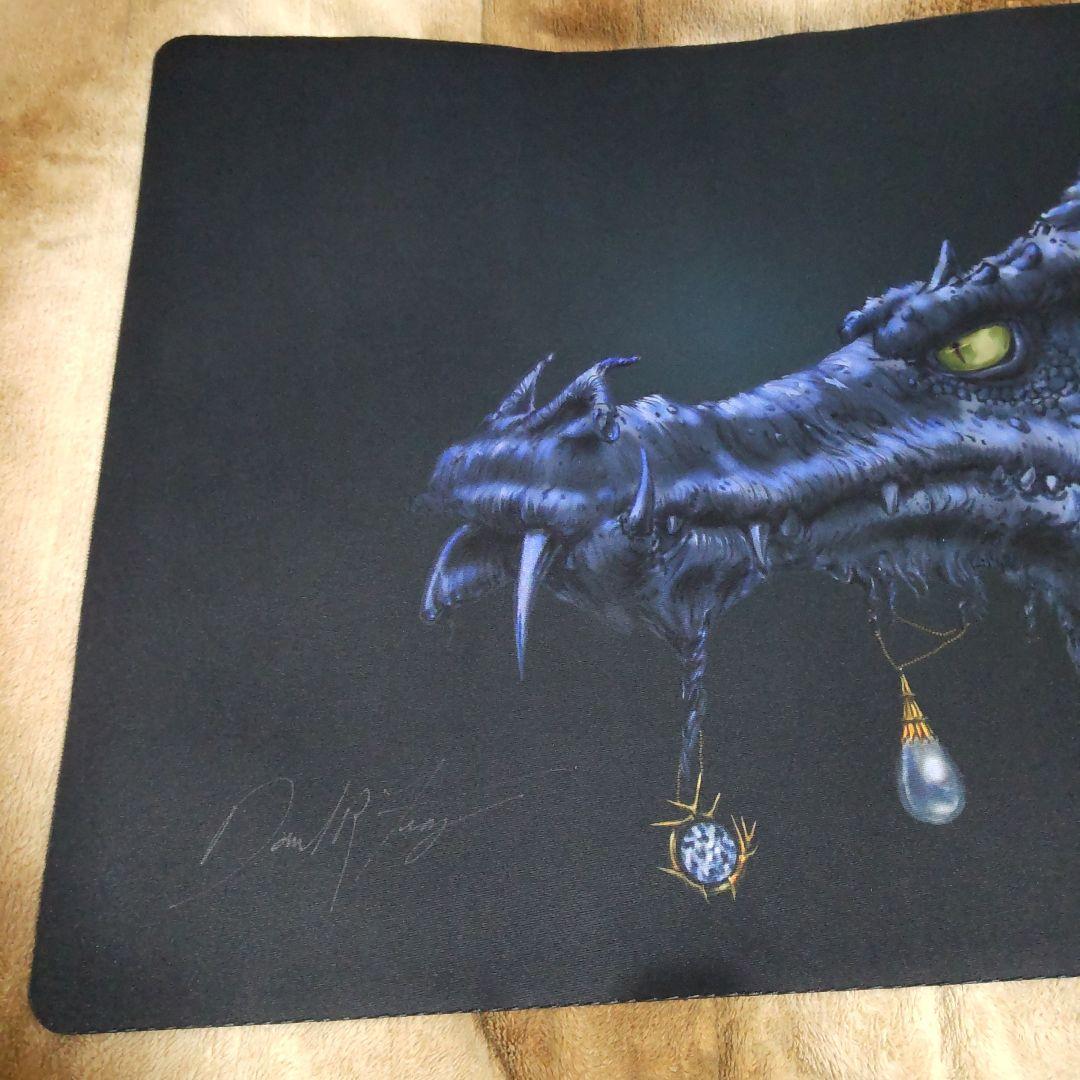 MTG 『Mox Dragon』プレイマット Dan Frazier 直筆サイン