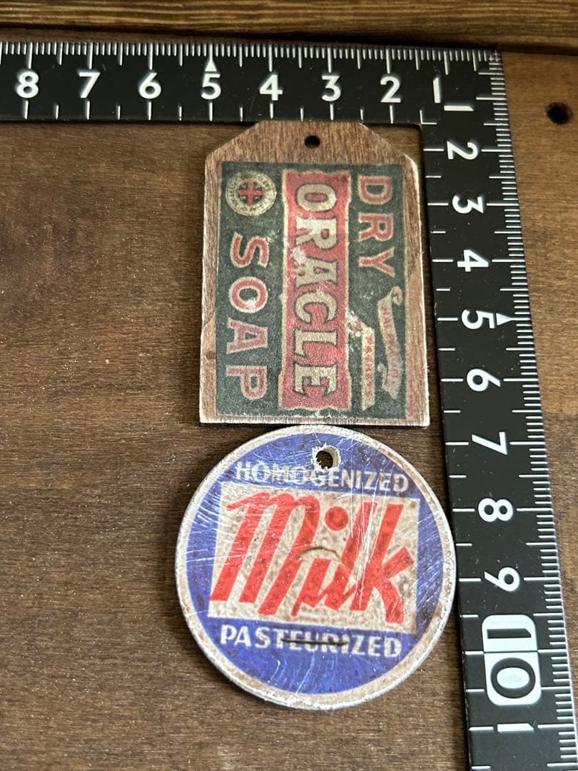 レトロウッドタグミルクキャップなど　No.422