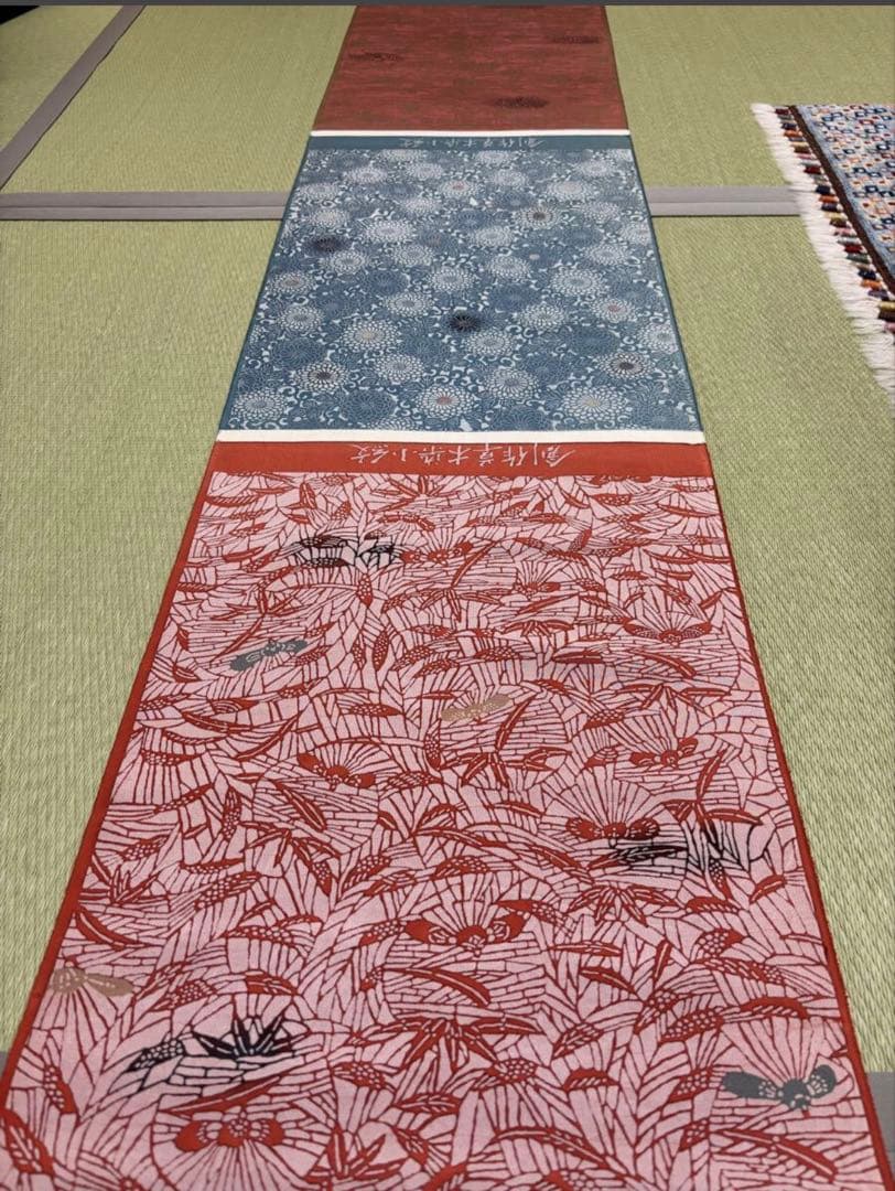 正絹　11柄　小紋染め見本反物