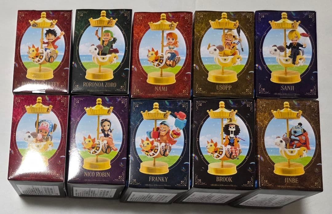 ワンピース　ワーコレ　麦わらストア　 \"GO\" ROUND!　10種セット