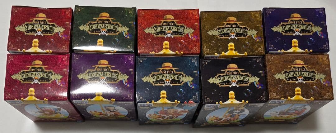 ワンピース　ワーコレ　麦わらストア　 \"GO\" ROUND!　10種セット