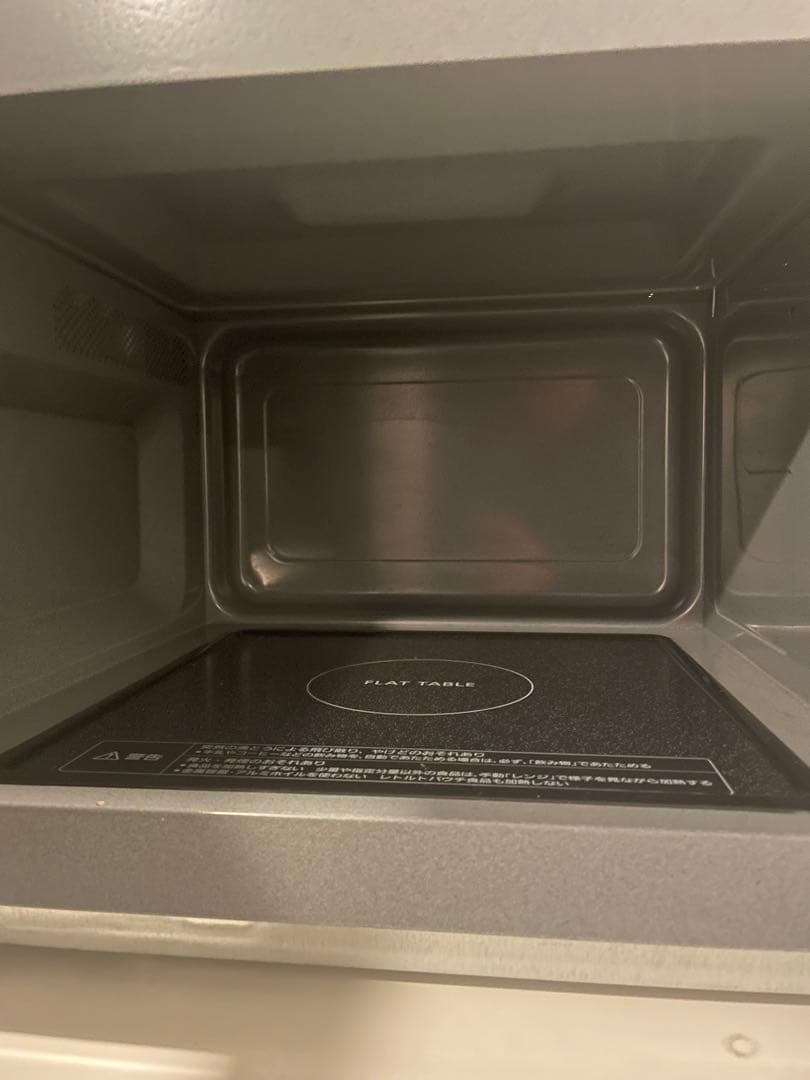 【美品】2025年製9月購入　パナソニック 電子レンジ NE-FL1C ホワイト