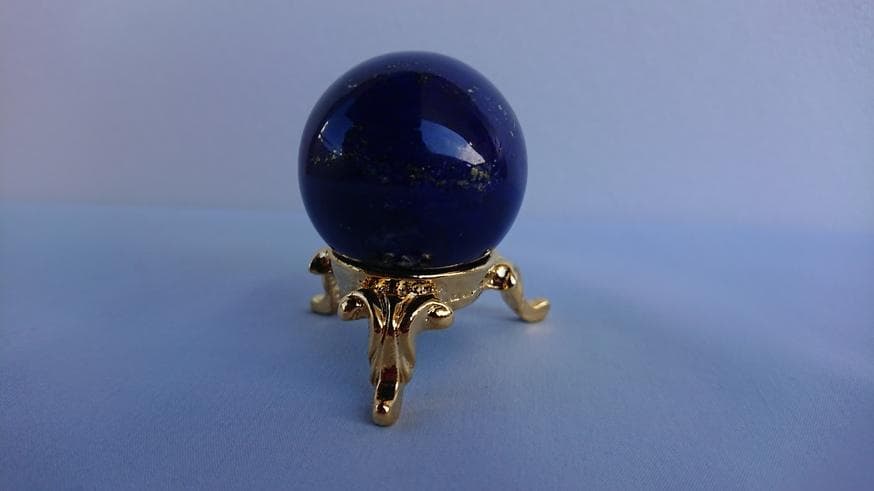 ★鑑別書付き★ 最高級ラピスラズリ丸玉　37.50mm 天然石 丸玉 現品一点物