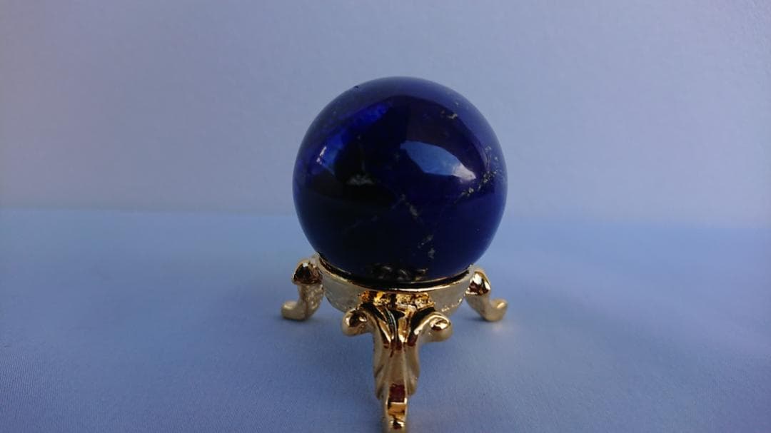 ★鑑別書付き★ 最高級ラピスラズリ丸玉　37.50mm 天然石 丸玉 現品一点物