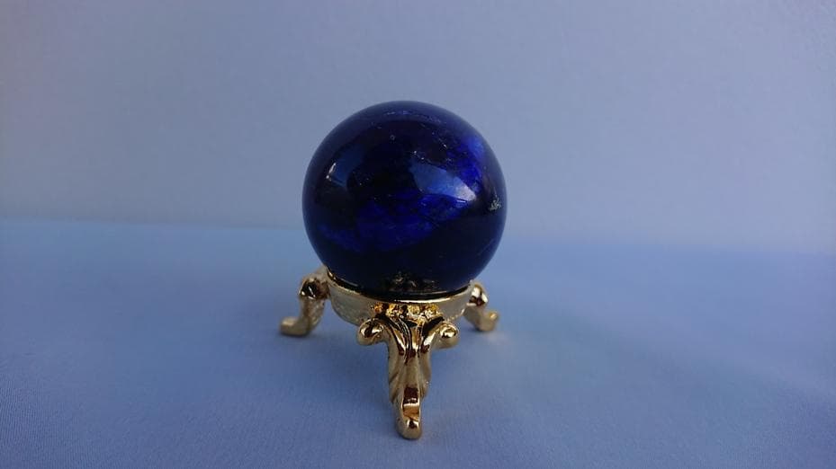 ★鑑別書付き★ 最高級ラピスラズリ丸玉　37.50mm 天然石 丸玉 現品一点物