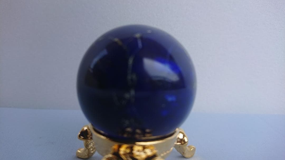 ★鑑別書付き★ 最高級ラピスラズリ丸玉　37.50mm 天然石 丸玉 現品一点物