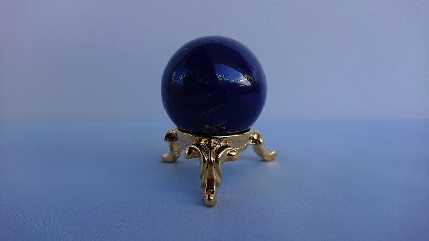 ★鑑別書付き★ 最高級ラピスラズリ丸玉　37.50mm 天然石 丸玉 現品一点物