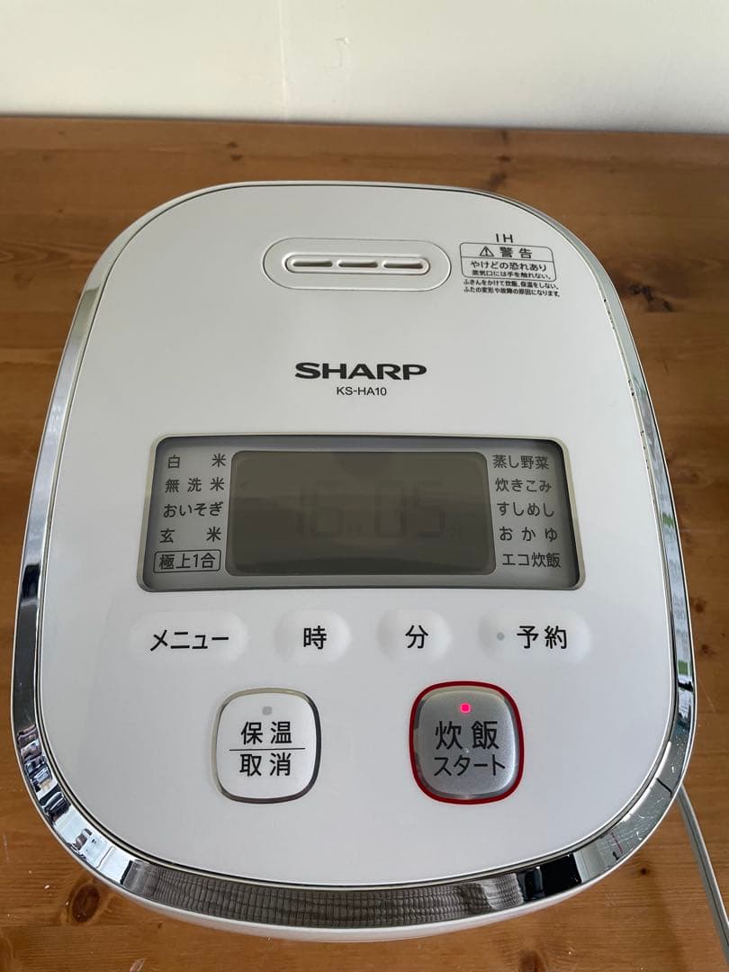 SHARP IH炊飯器 KS-HA10 2018年製