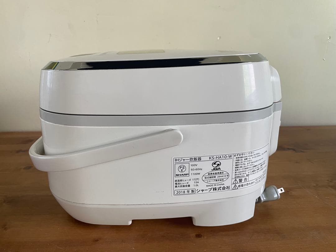 SHARP IH炊飯器 KS-HA10 2018年製