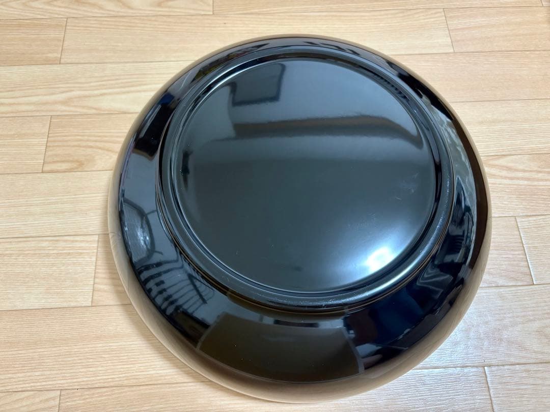 【未使用】蕎麦打ち こね鉢 漆器 日本製39cm