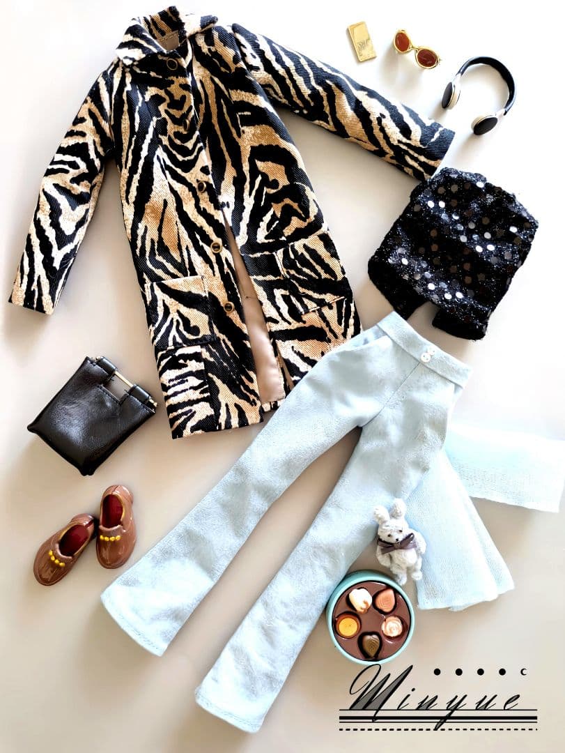 インテグリティトイズ オム 虎柄コートコーデセット