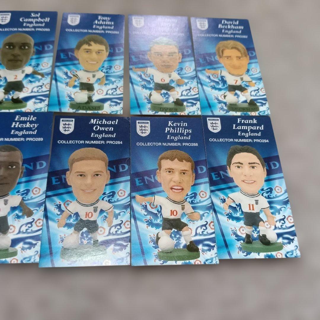 イングランド代表 サッカー選手 フィギュア12体セット