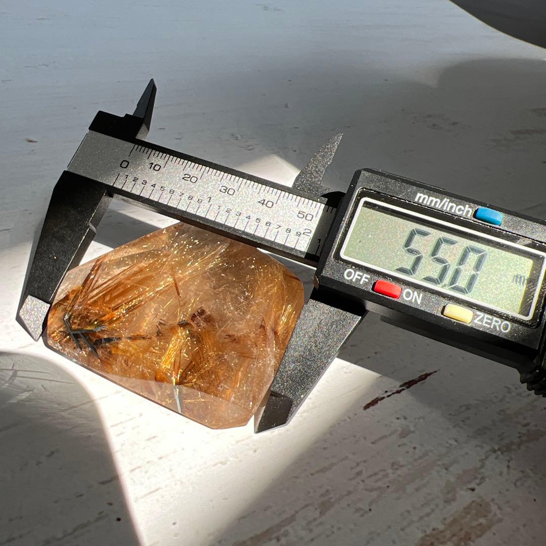 天然石　ルチル　フリーフォーム　71グラム