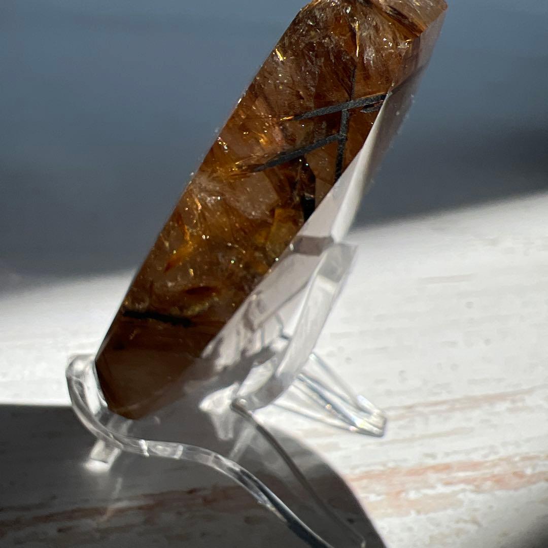 天然石　ルチル　フリーフォーム　71グラム