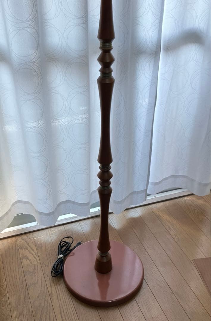 昭和レトロ スタンドライト 布シェードランプ フロアライト フロアスタンド