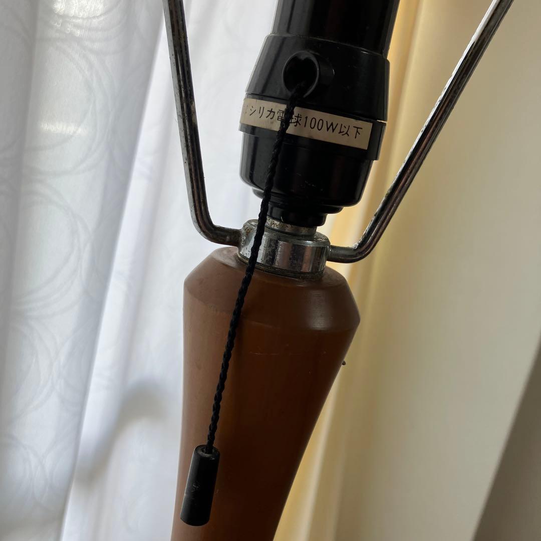 昭和レトロ スタンドライト 布シェードランプ フロアライト フロアスタンド