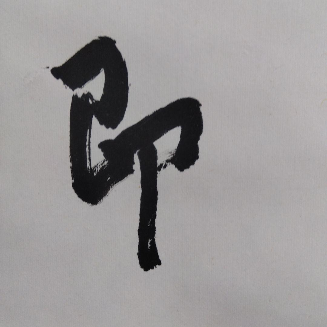 掛け軸　色即是雲　清水公照　書