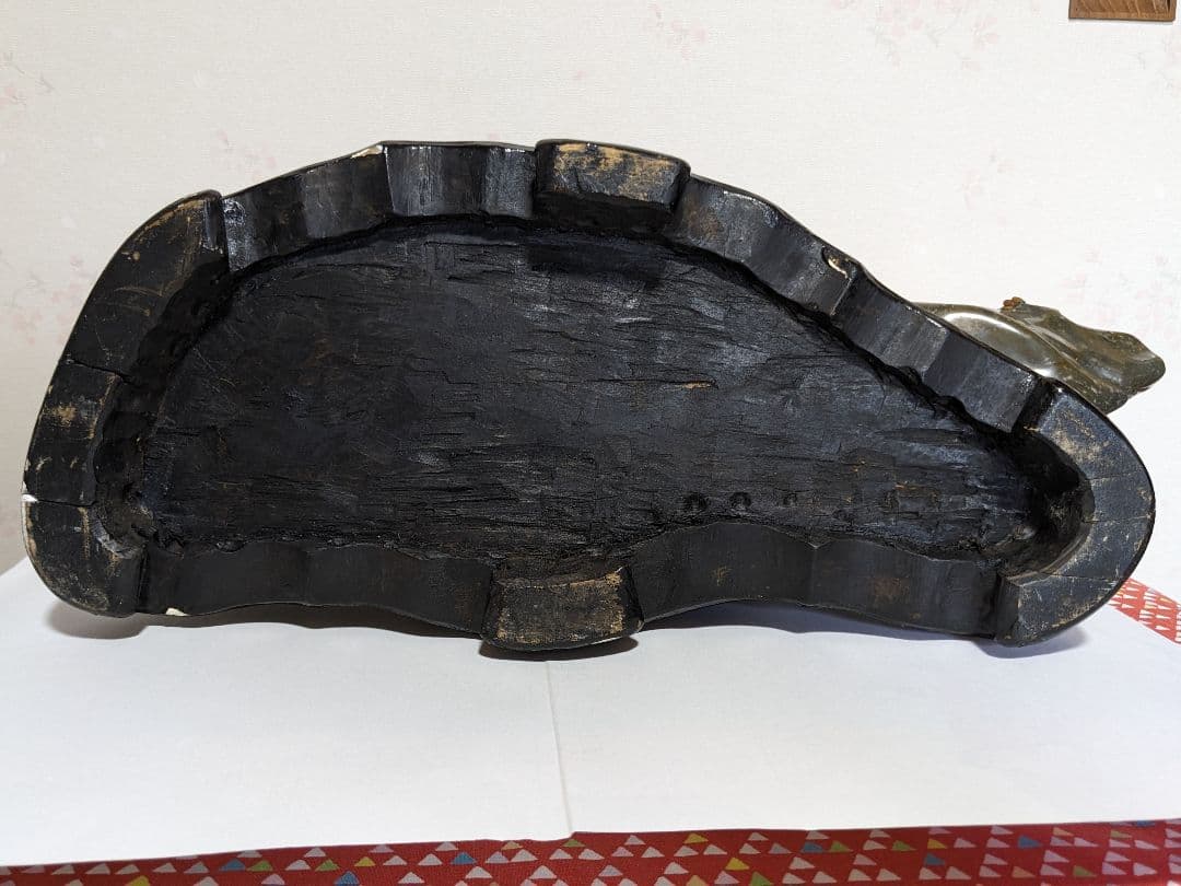 ♦中国古美術品 透かし彫り 草花文様 群虎 天然石 置物飾り 玉石文化 骨董品