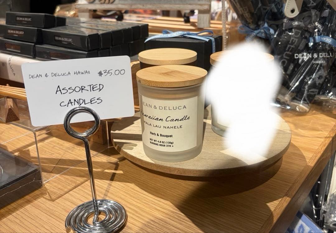 DEAN&DELUCA HAWAII アロマキャンドル　2個セット