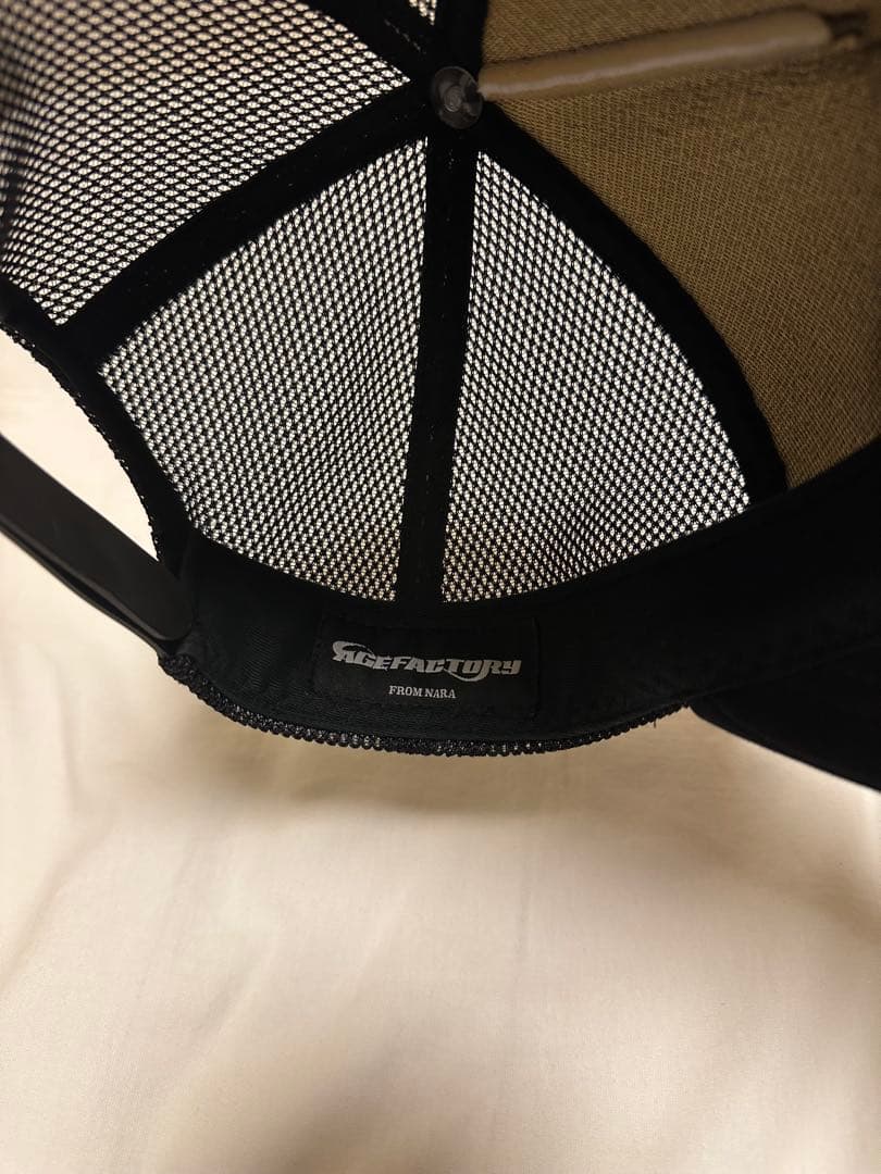 Age Factory メッシュキャップ 白
