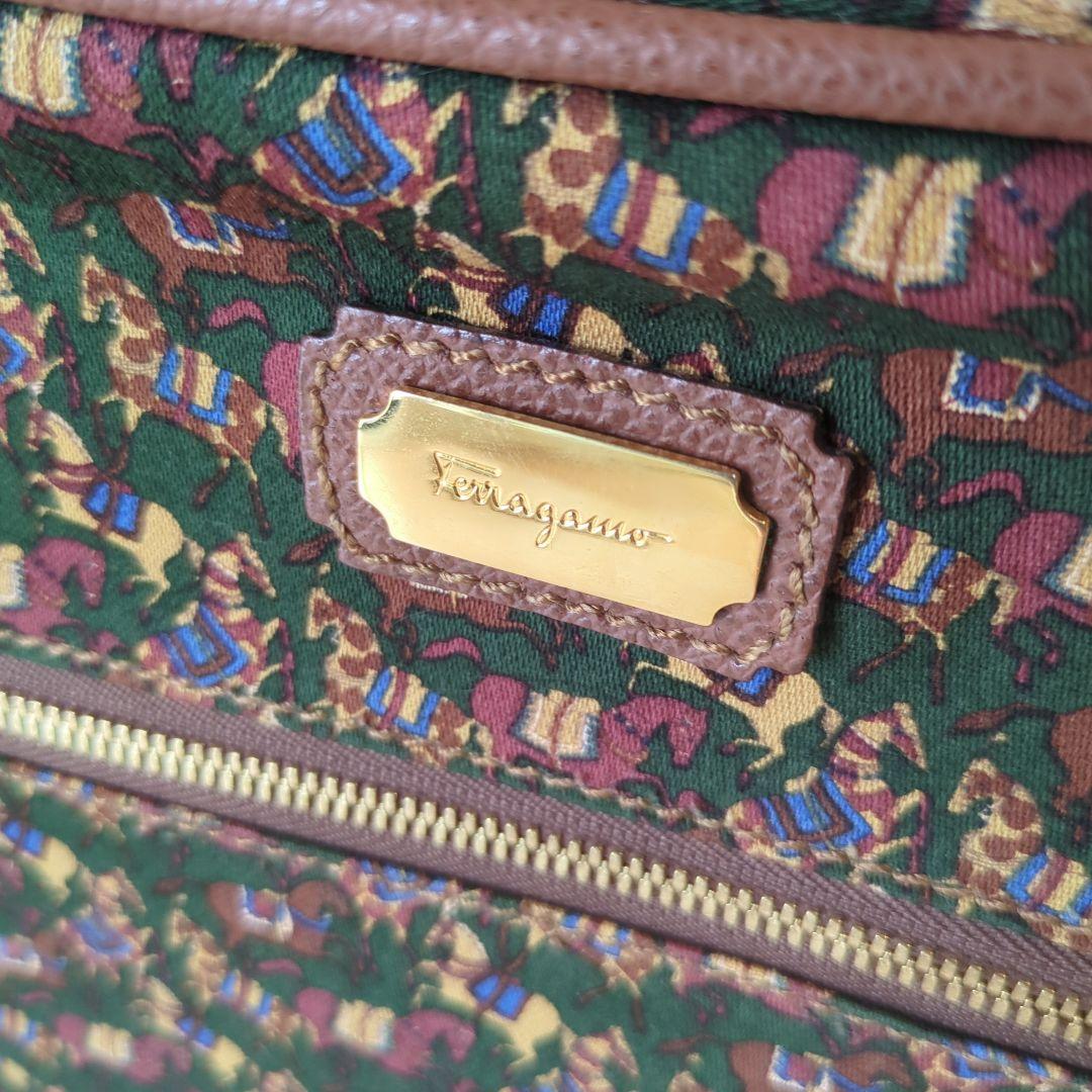 【美品】Salvatore Ferragamo　ボストンバッグ