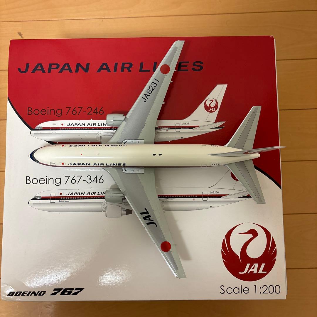 n*u様 最終価格　JAL Boeing 767-246 1:200モデル