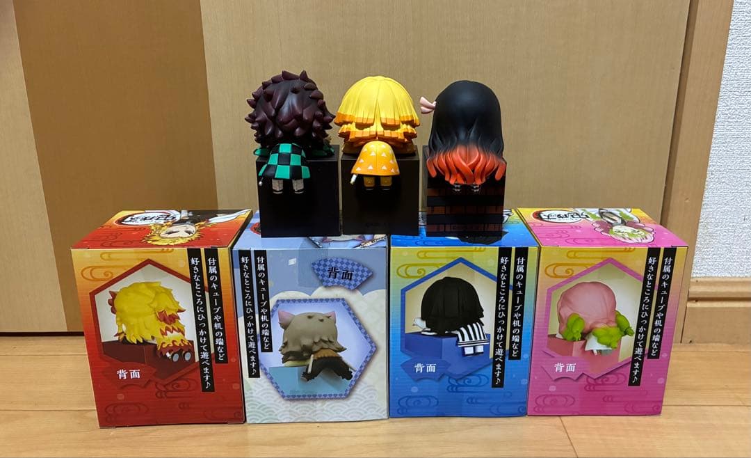 鬼滅の刃 ひっかけフィギュア　7体セット 未開封品　開封品