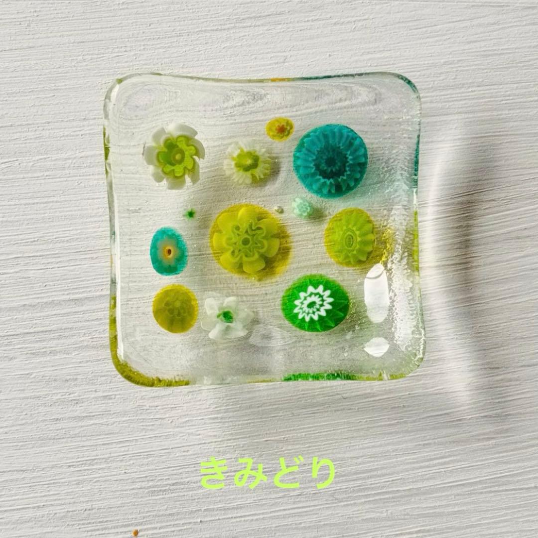 ベネチアンガラス　小さな小さな小皿セット