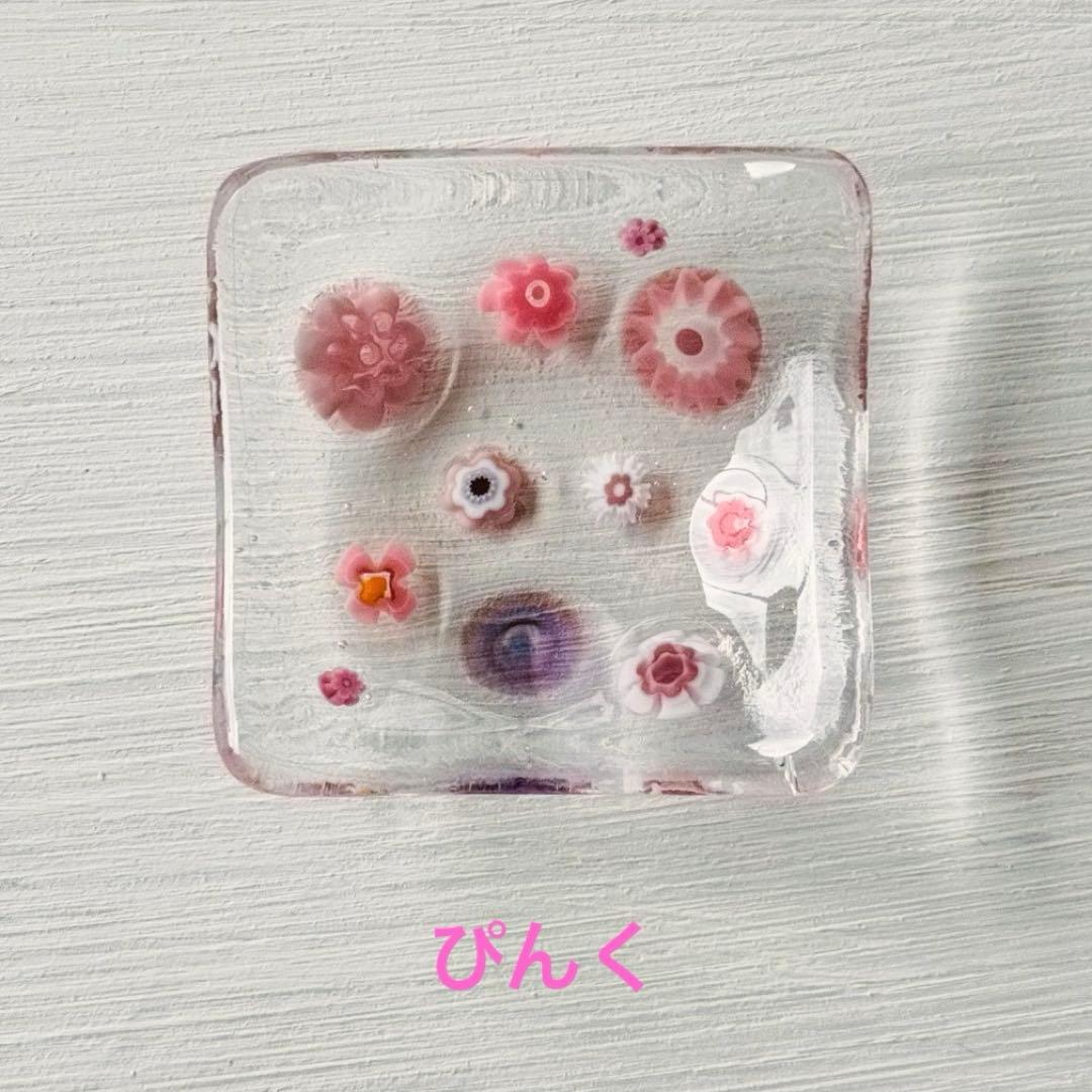 ベネチアンガラス　小さな小さな小皿セット