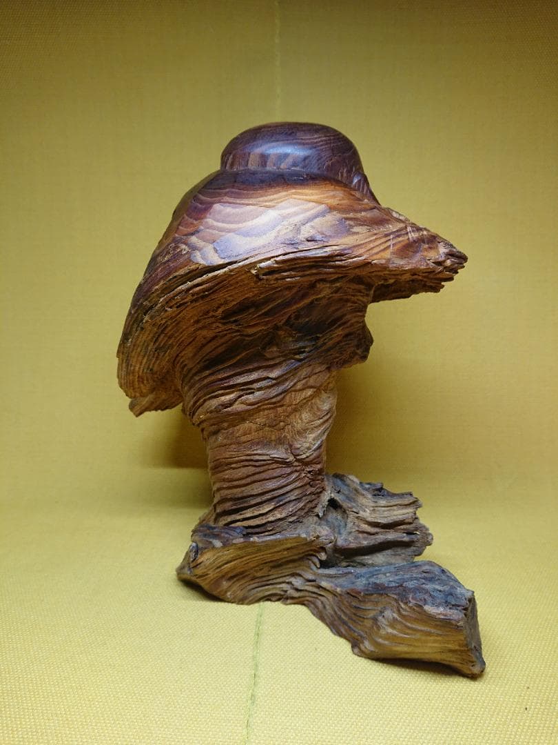 だるま　達磨　彫刻　天然木　置物　インテリア　工芸品　美術品　A1196