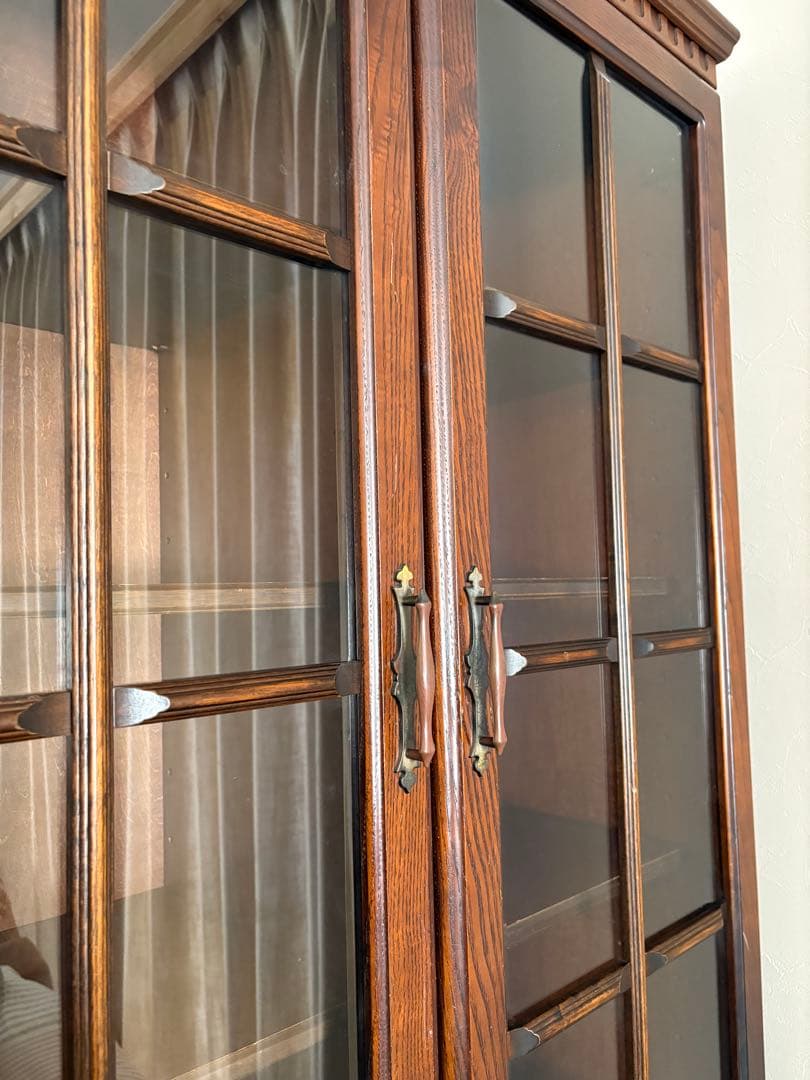 【送料込み】ATLANTA アトランタ　本棚　食器棚　アンティーク家具