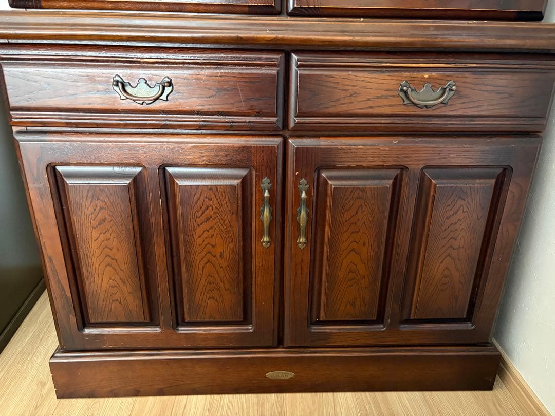 【送料込み】ATLANTA アトランタ　本棚　食器棚　アンティーク家具