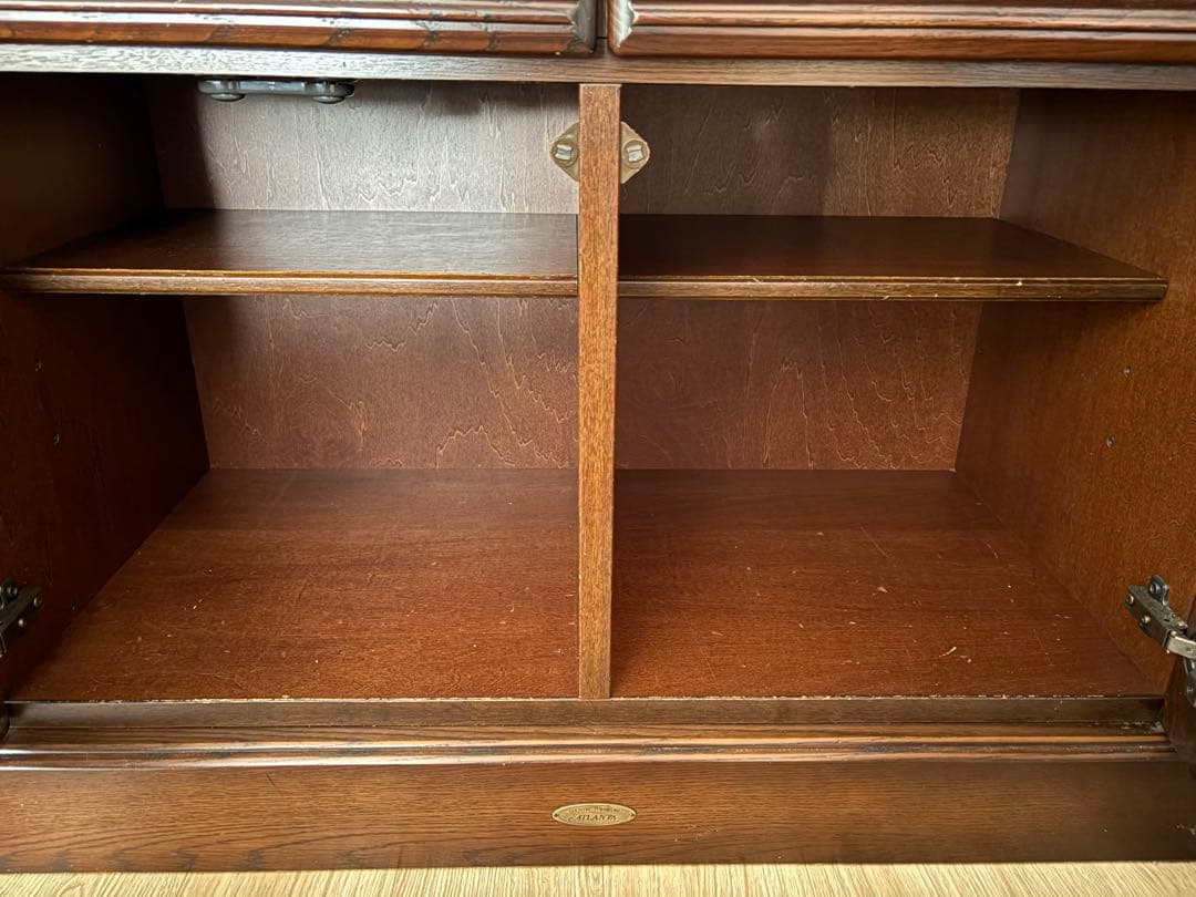 【送料込み】ATLANTA アトランタ　本棚　食器棚　アンティーク家具