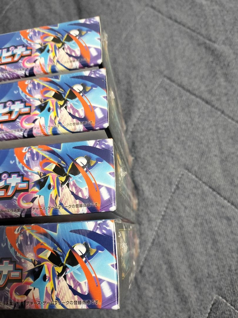 ポケモンカード　ニンジャスピナー　4BOX　未開封　シュリンク付き