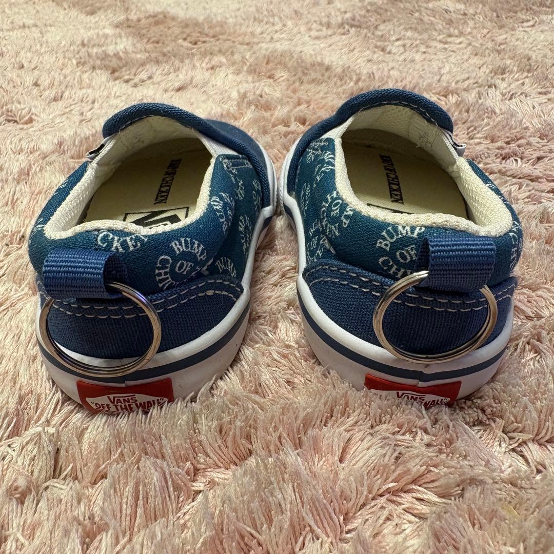 VANS ネイビー スリッポンシューズ　青