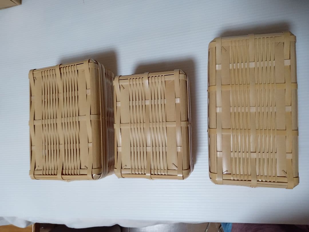竹製弁当箱、小物入れ