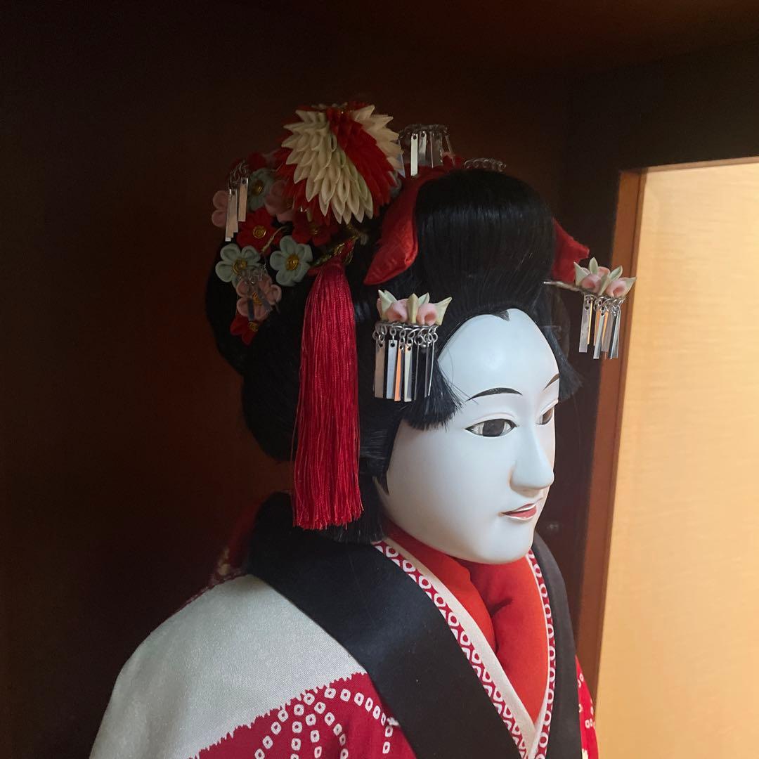 浄瑠璃　文楽人形　由良亀師匠作品