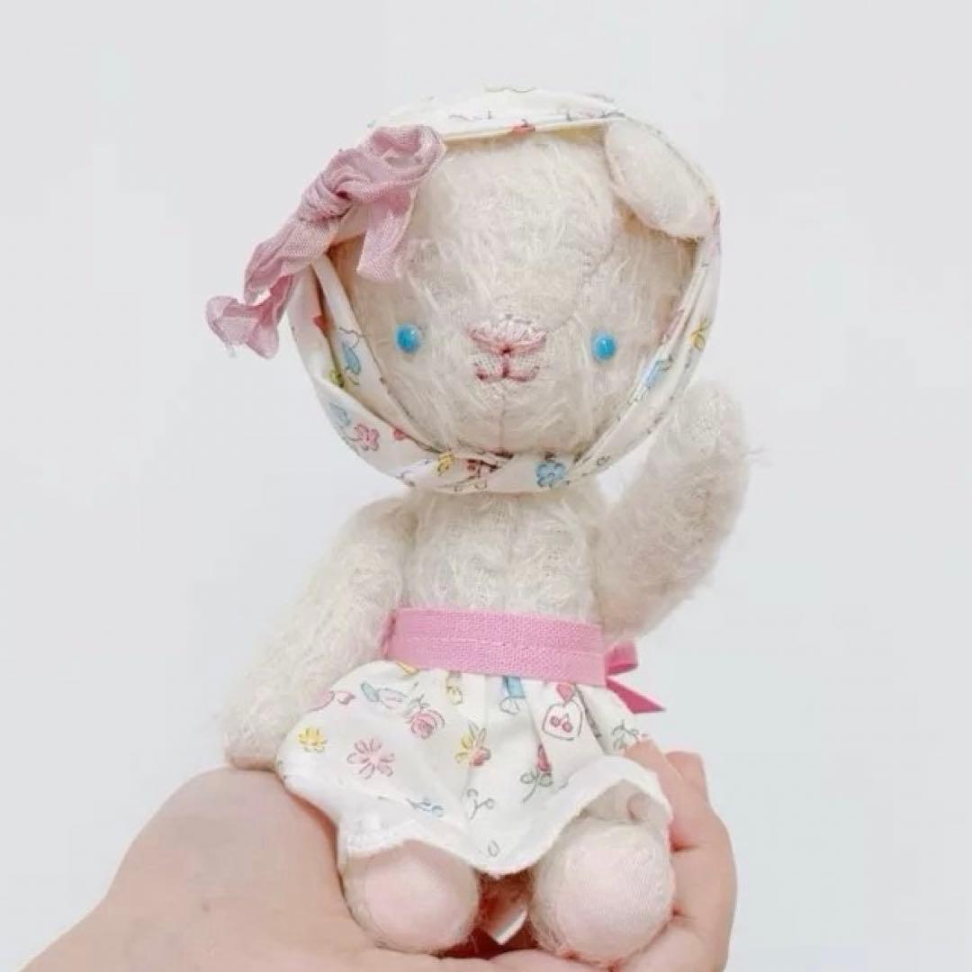 マシュマロ仔羊 Lucy アーティストベア ぬいぐるみ 海外作家様 ハンドメイド