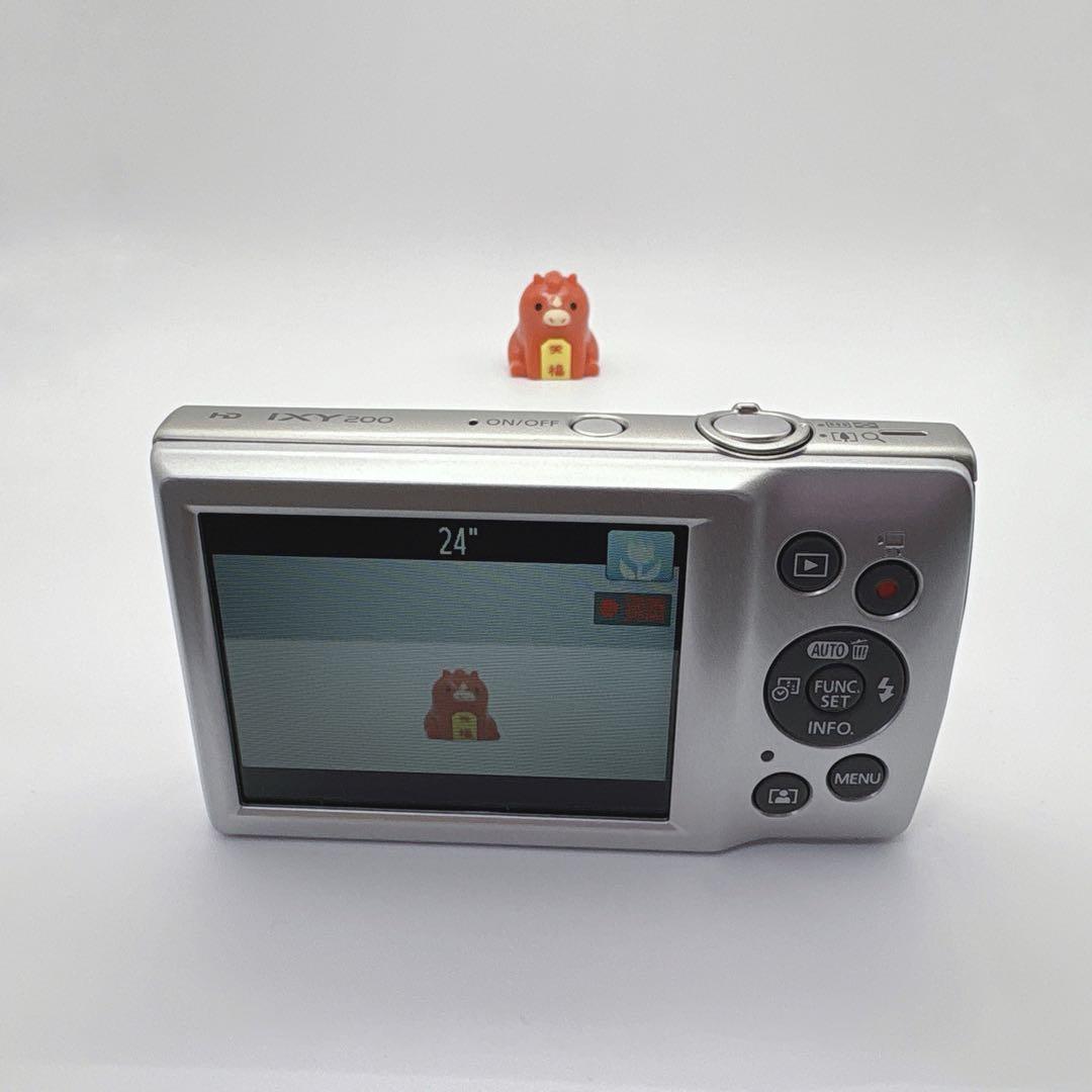 極美品 Canon IXY 200 コンデジ コンパクトデジタルカメラ シルバー