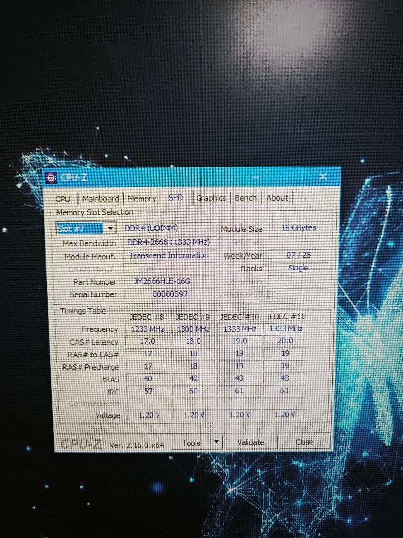 Transcend 16GB DDR4-2666 2枚セット (32GB)