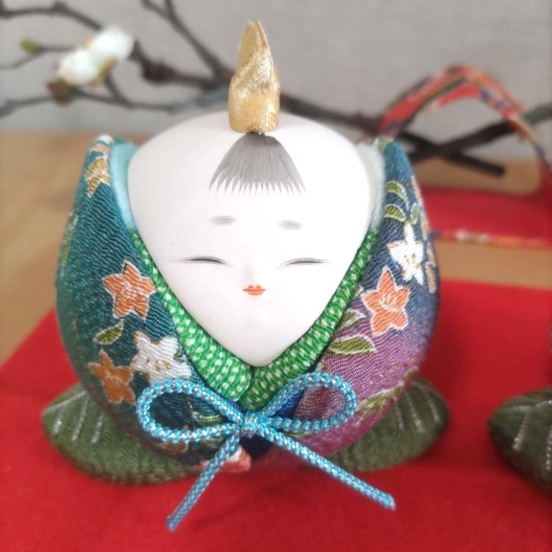 木目込人形❀ひな祭り❀ 可愛い桃のお雛様❤