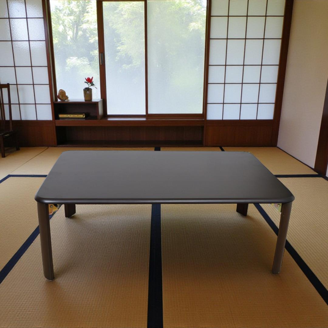 送料無料【新品】105cm幅 コンパクトに収納！折りたたみテーブル アウトレット