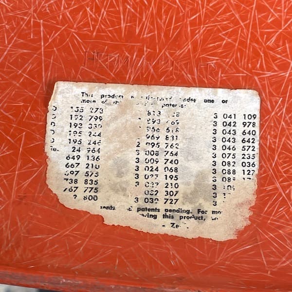 ハーマンミラー　ビンテージ　サイドシェルチェア　イームズ　GFRP