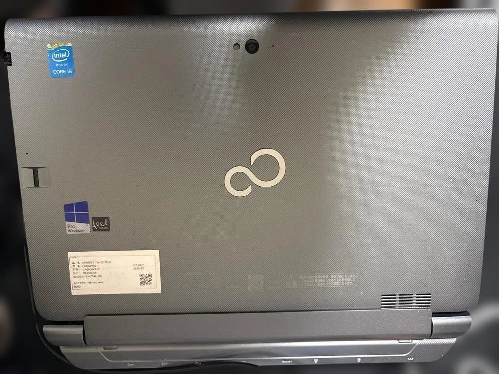 富士通 Q775/K バッテリー90%維持/フルセット/ペン・KB付