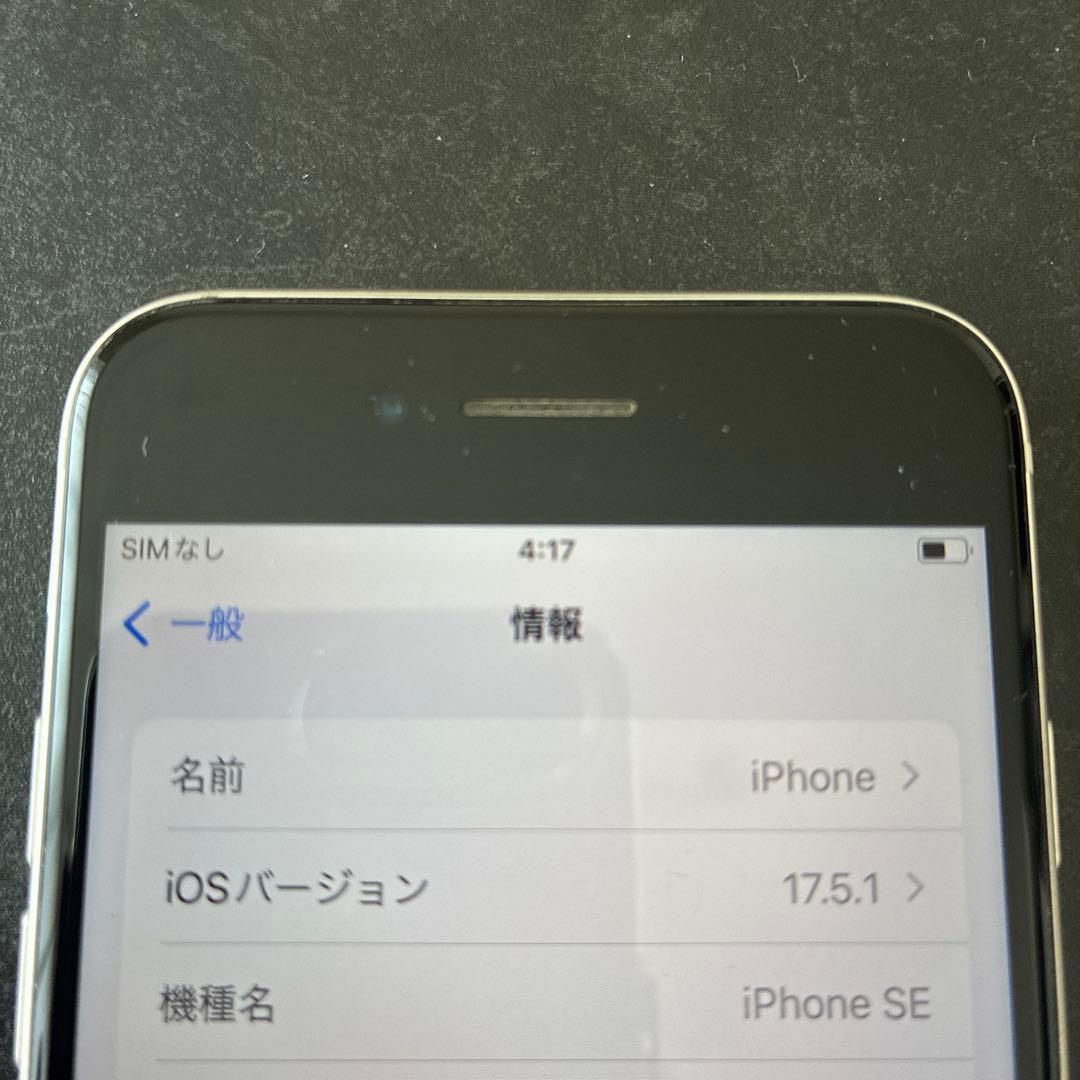 Apple iPhone SE (iOS 17.5.1) 本体のみ